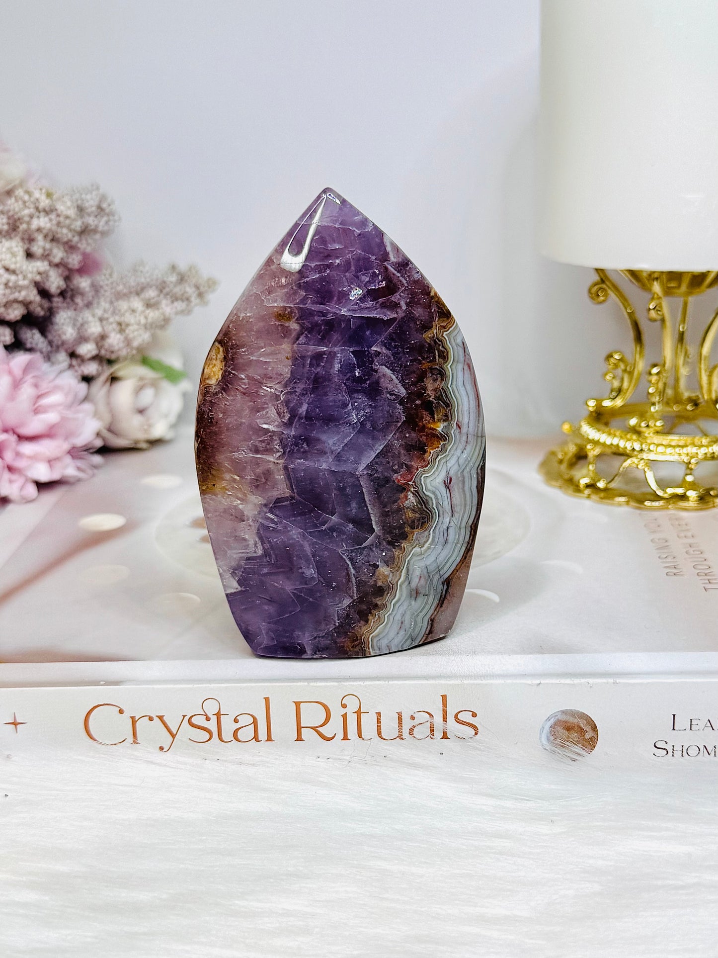 Crazy Lace Amethyst Flame 9cm