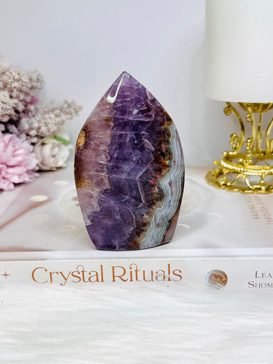 Crazy Lace Amethyst Flame 9cm