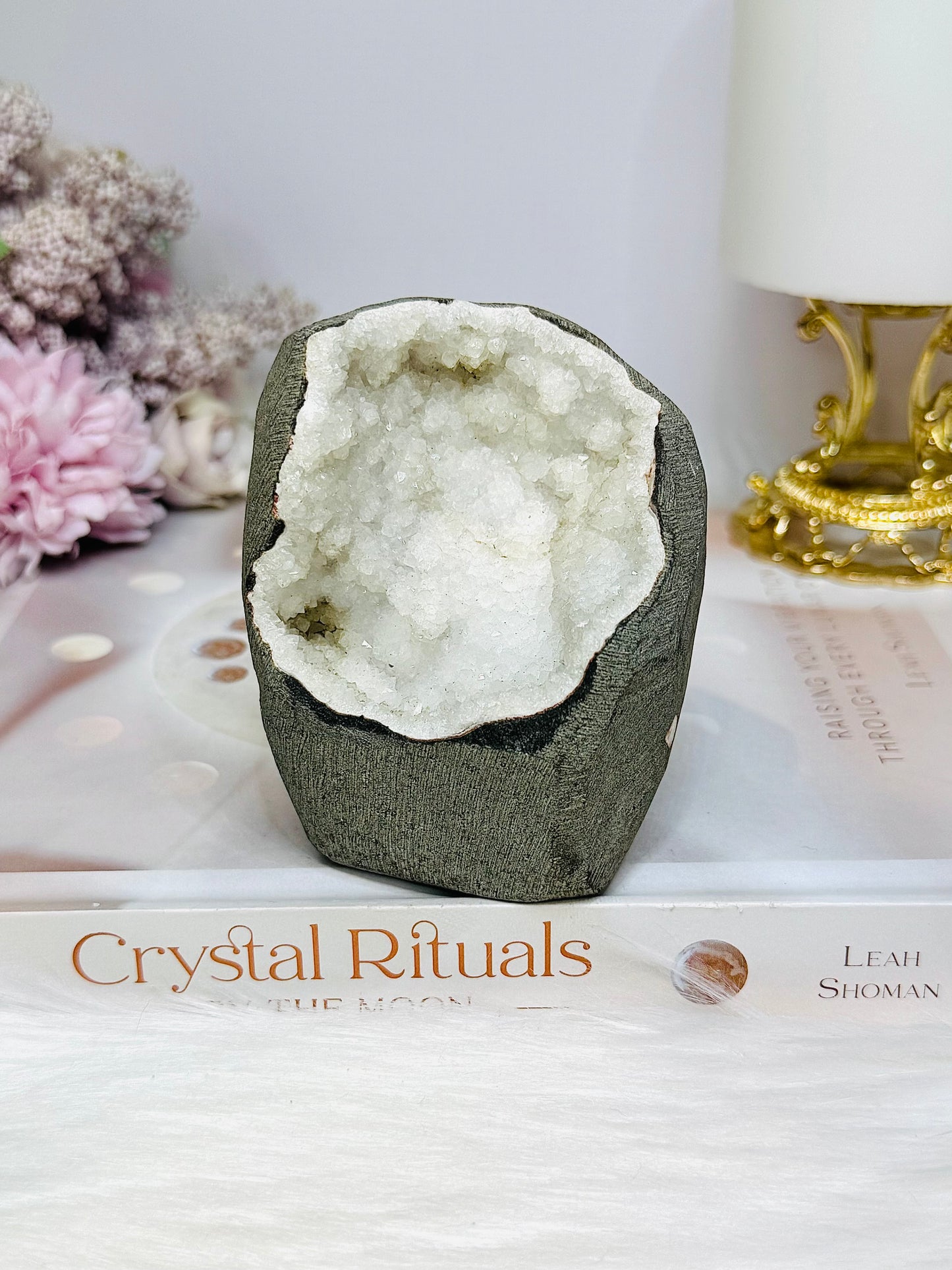 Druzy Apophyllite Freeform 8cm 369g