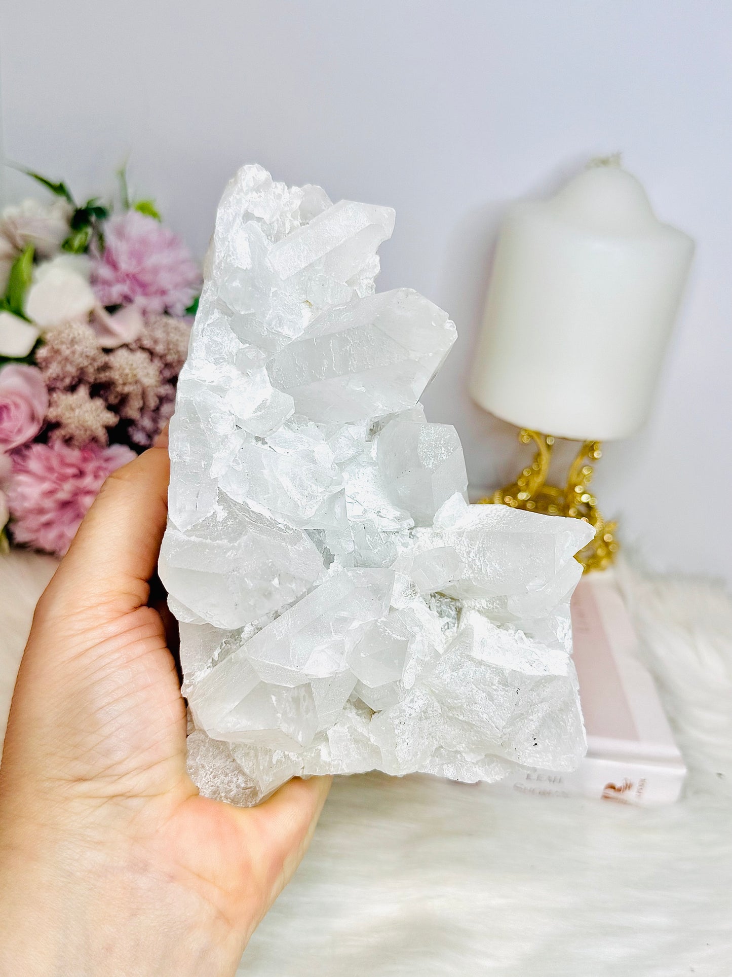 Large Natural Clear Quartz Specimen 742g