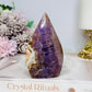 Crazy Lace Amethyst Freeform | Flame 10.5cm