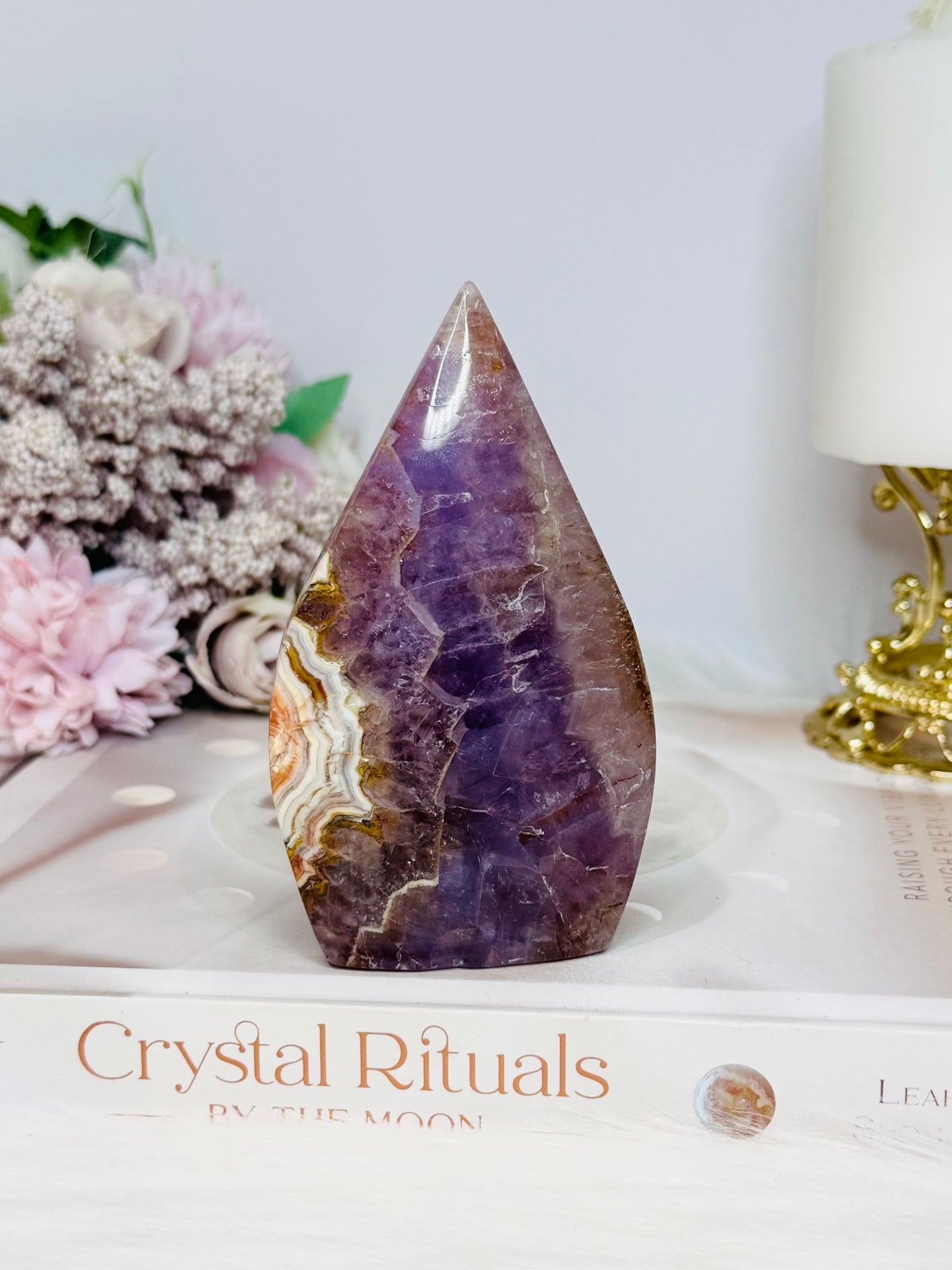 Crazy Lace Amethyst Freeform | Flame 10.5cm