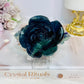 Fluorite Carved Flower On Stand 10cm 315g