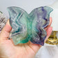 Rainbow Fluorite Butterfly Dish 9cm
