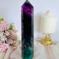 Wow!! High Grade Fabulous Large Chunky 856gram 21.5cm Fluorite Tower | Generator