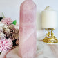 Large Rose Quartz Chunky Tower 19cm
