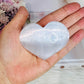 Beautiful Selenite Carved Chunky Heart