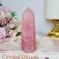 High Grade Rose Quartz Tower 10cm