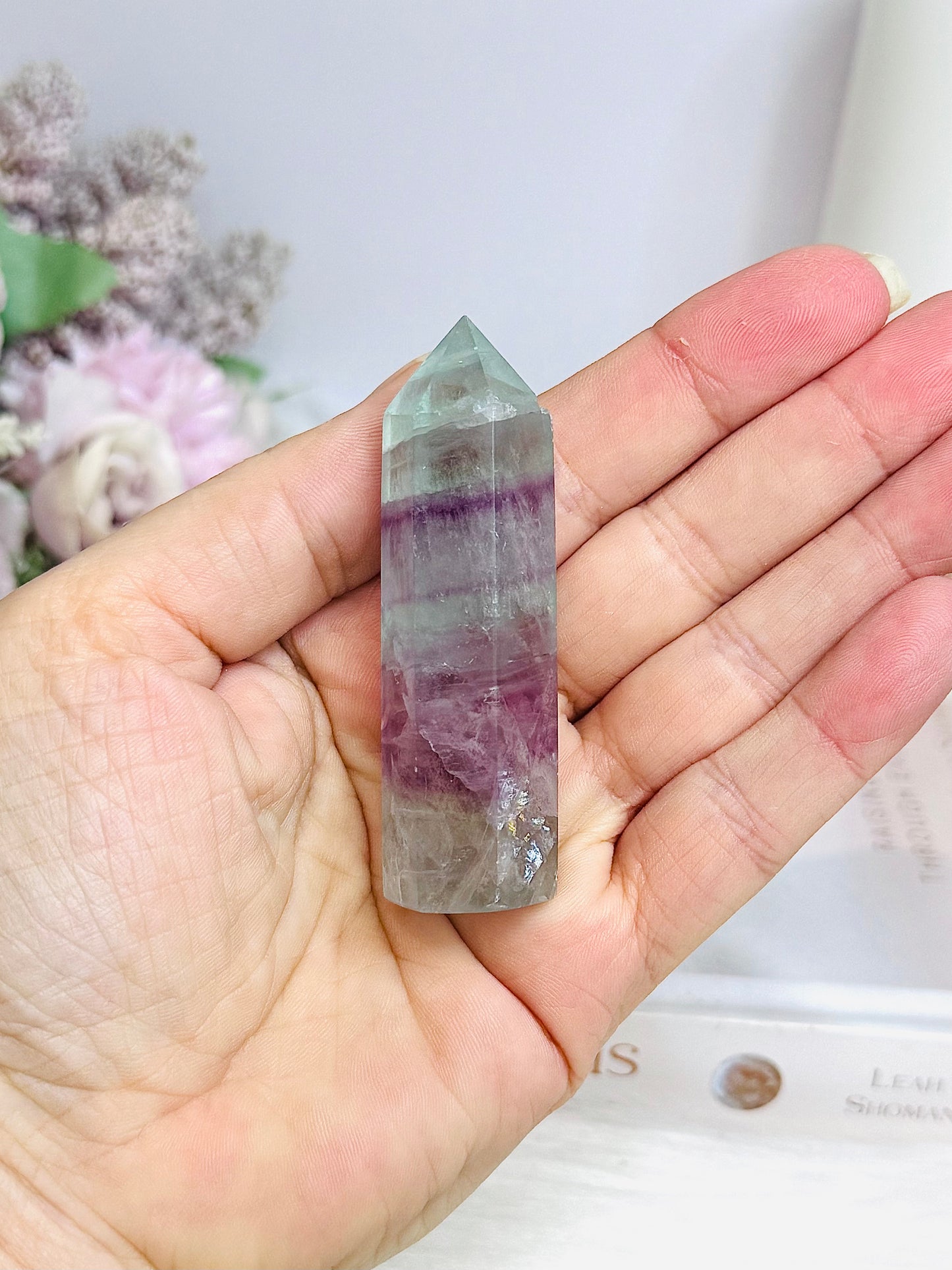 Rainbow Fluorite Tower 7cm