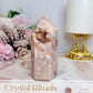 Druzy Pink Amethyst Tower 275g
