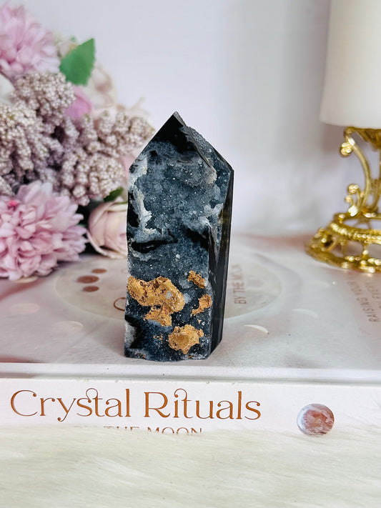 Black Sphalerite Tower 8.5cm