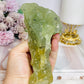 Large Natural Prehnite Freeform Specimen 14cm 379g