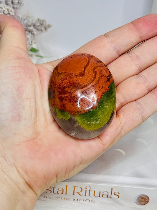 Blood Stone Palm Stone