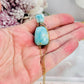 Gorgeous Amazonite Perfume Bottle Pendulum in Gift Bag