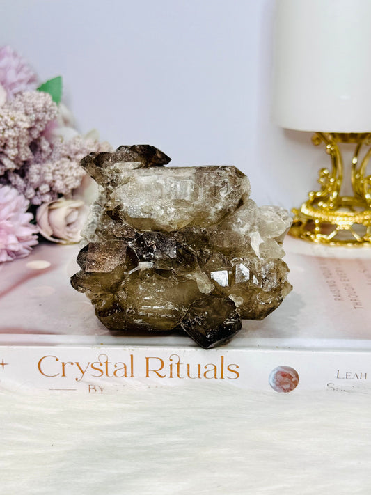 Natural Elestial Alligator Quartz Specimen 397g
