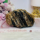 For Protection ~ Natural Large Black Tourmaline in Gold Mica Specimen 790grams