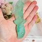 Beautifully Carved Green Fluorite Knife 13cm