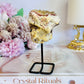 Druzy Pink Amethyst Geode On Stand 10cm