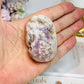 Pink Amethyst Druzy Palm Stone (stand is display only)