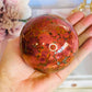 Incredible High Grade Large King Cobra Jasper Sphere on Stand 621grams