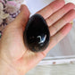 Unique Smokey Quartz Carved Polished Egg 178grams on Stand