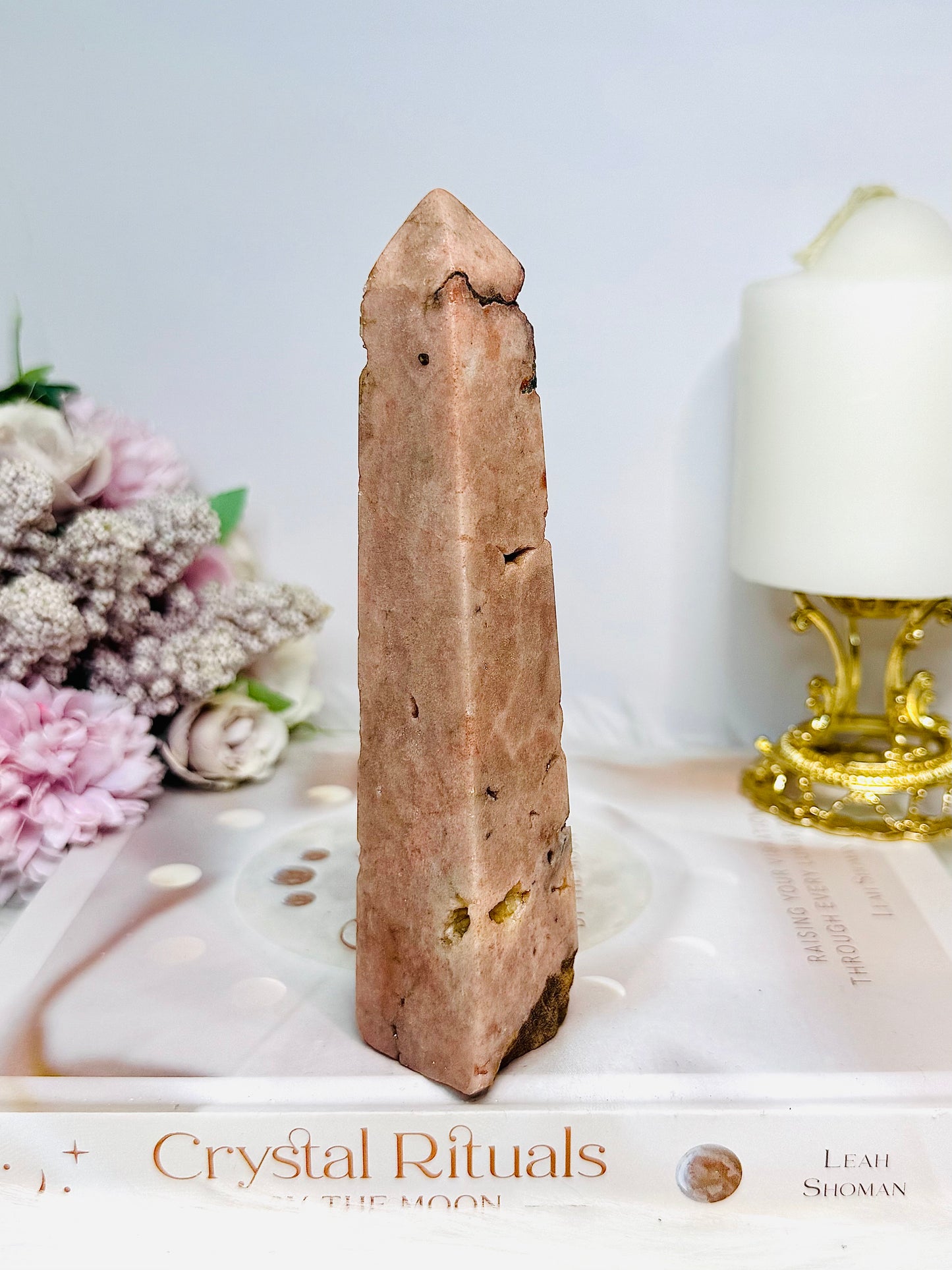 Large Pink Amethyst Tower | Obelisk 15cm