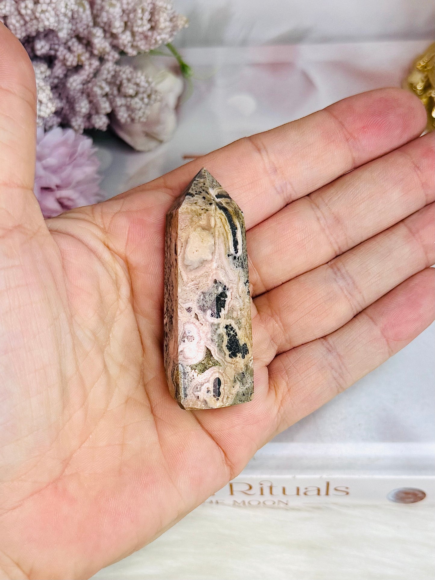 Rhodochrosite Tower 6cm