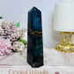 Rare Blue Tigers Eye Tower 12cm