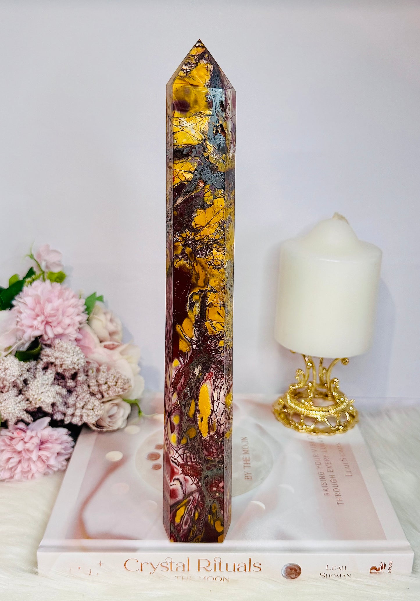 Incredibly Gorgeously Large Chunky 27cm Natural Mookaite Jasper Tower | Generator