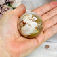 Druzy Flower Agate Sphere on Stand 136g