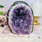 Large Base Cut Amethyst Cluster 15.5cm 2KG