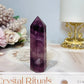 Purple Fluorite Tower 8.5cm