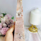 Large Druzy Pink Amethyst Obelisk | Tower 23cm