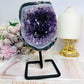 Large Natural Amethyst Cluster On Stand 16cm 745g