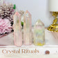 Set of 3 Angel Aura Quartz Towers