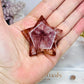 Fire Quartz Carved Star