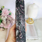 Huge Black & Pink Tourmaline In Matrix Chunky Tower 24cm 1.2KG