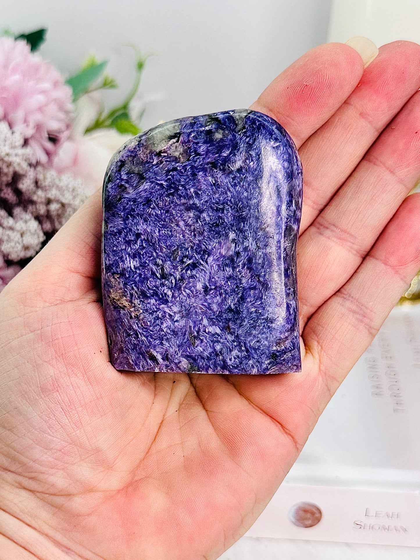 Inner Strength & Clarity ~ Stunning Charoite Polished Freeform 156grams