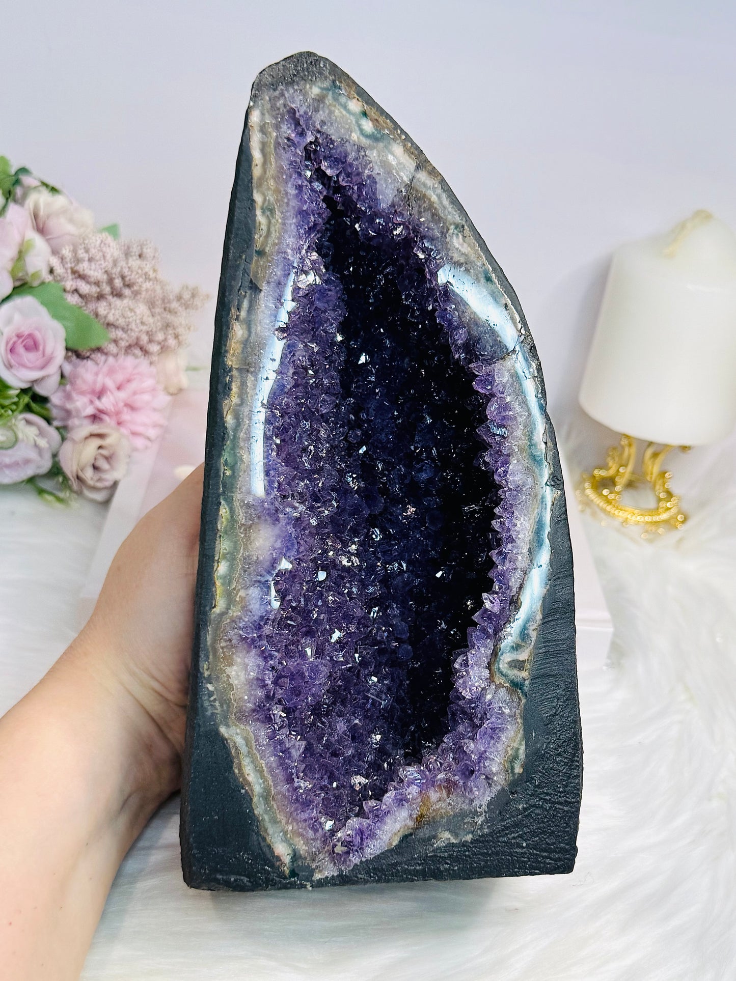 Hugh High Grade Amethyst Cathedral 3KG 23cm From Brazil