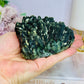 A Collectors Piece ~ Rare High Grade Green Hedenbergite Quartz Crystal Cluster 9.5cm 367g