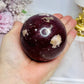 Large Red Jasper Sphere on Stand 471g