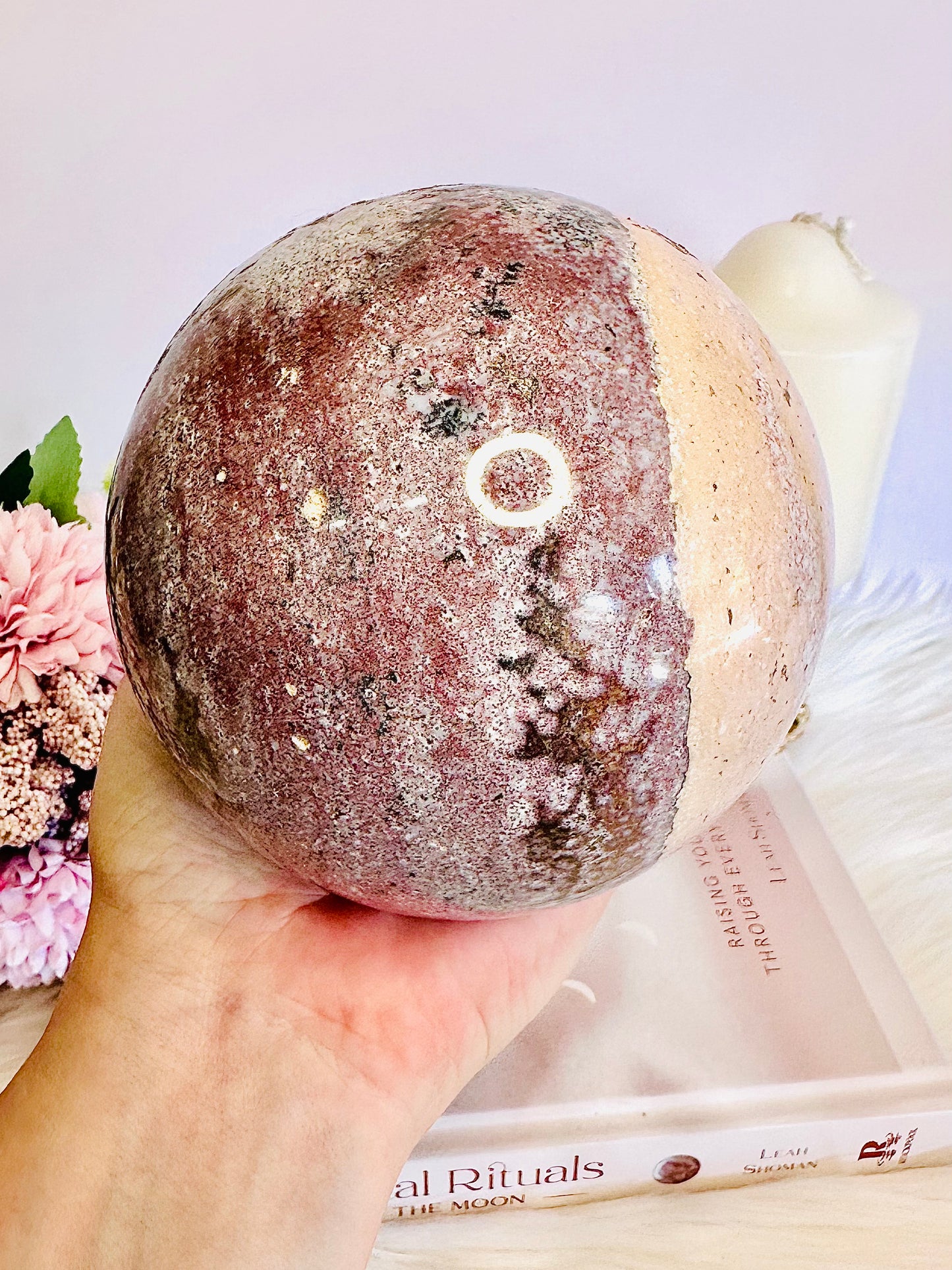 My Favourite!!! Absolutely Fabulous Large 1.67KG 11cm Stunning Ocean Jasper Sphere On Stand