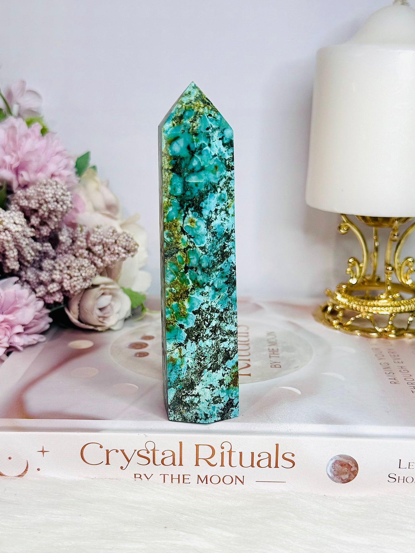 Natural Stunning Turquoise Tower 12cm