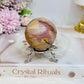 Indonesian Polychrome Agate Sphere on Stand 187g
