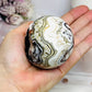 Mexican Lace Agate Druzy Sphere on Stand 331g