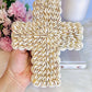 Coastal Decor 20cm Natural Shell Cross