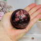 Large Red Jasper Sphere on Stand 340g