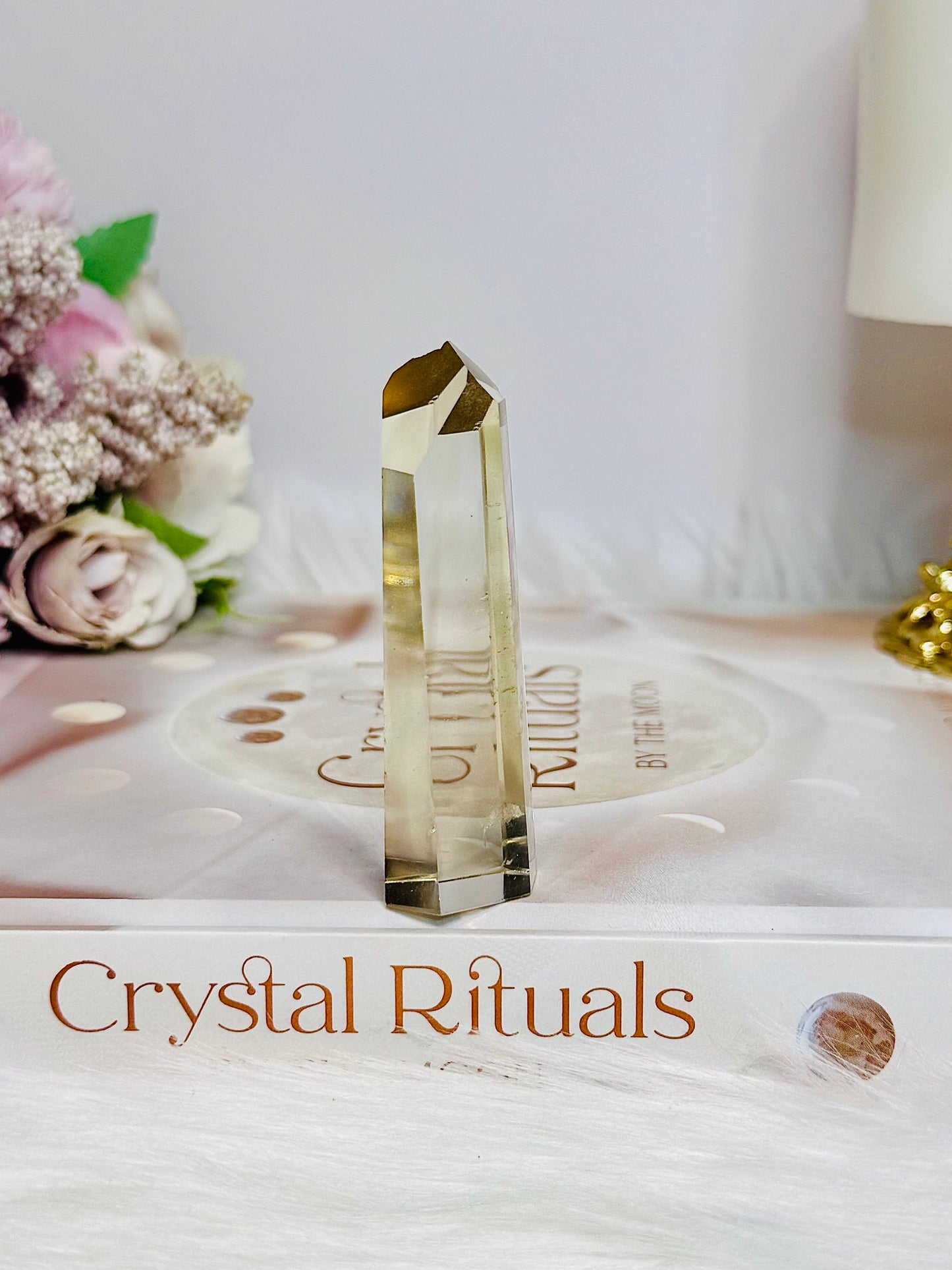 Natural Citrine Tower Point 7cm