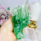 Green Fluorite Carved Dragon 11cm 464g
