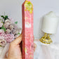 Rare Large Thulite Tower with Epidote Inclusions 19cm